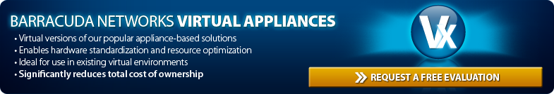 Barracuda CudaDrive Site Server Virtual Appliance